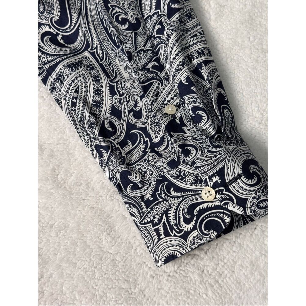 Lauren Ralph Lauren Womens Paisley Blouse, Size M - Picture 9 of 9